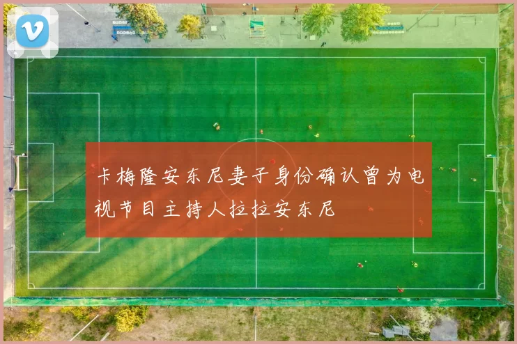 卡梅隆安东尼妻子身份确认曾为电视节目主持人拉拉安东尼