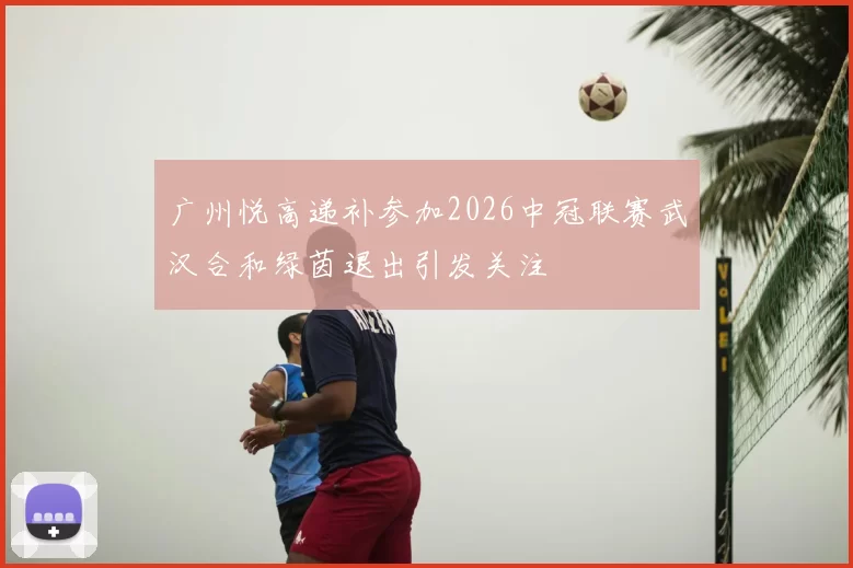 广州悦高递补参加2026中冠联赛武汉合和绿茵退出引发关注
